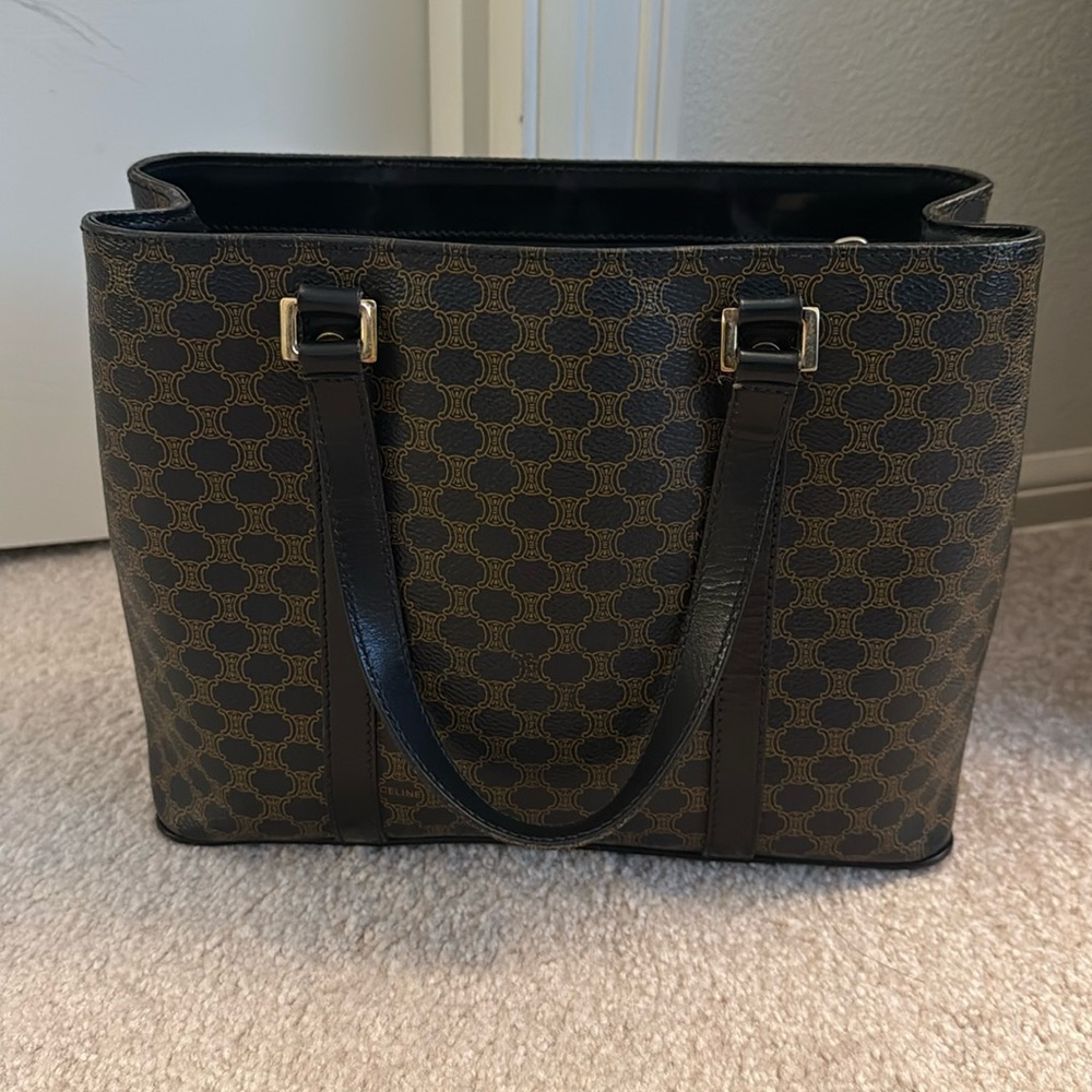Vintage Celine Macadam tote bag